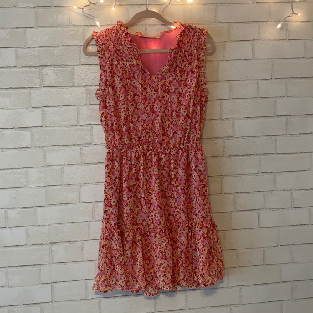 Floral Summer Dress, Size L, Never Worn